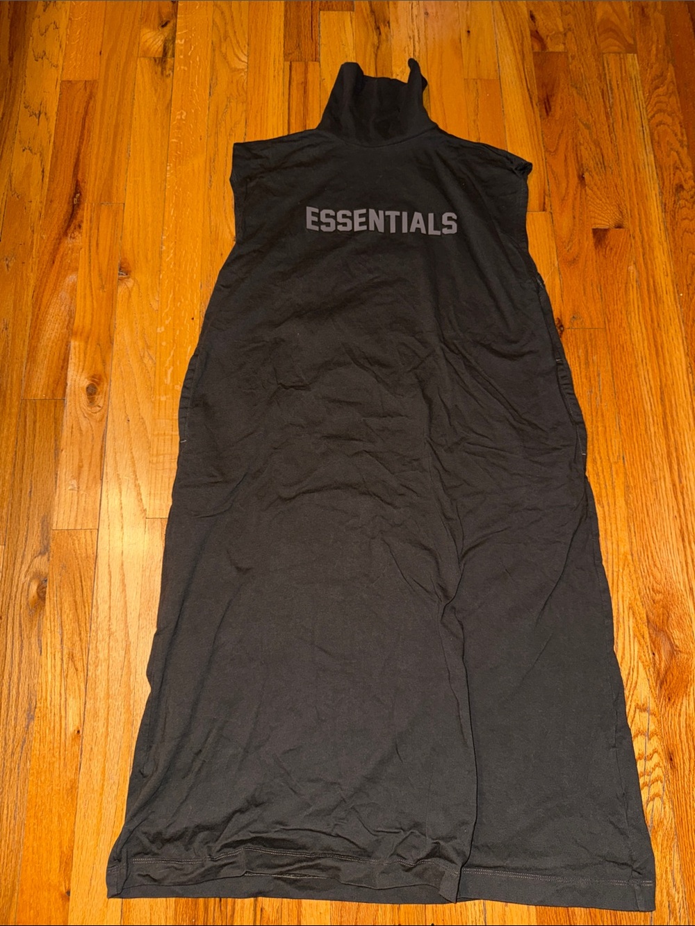 Essentials XXS Sleeveless High-Neck Maxi Dress